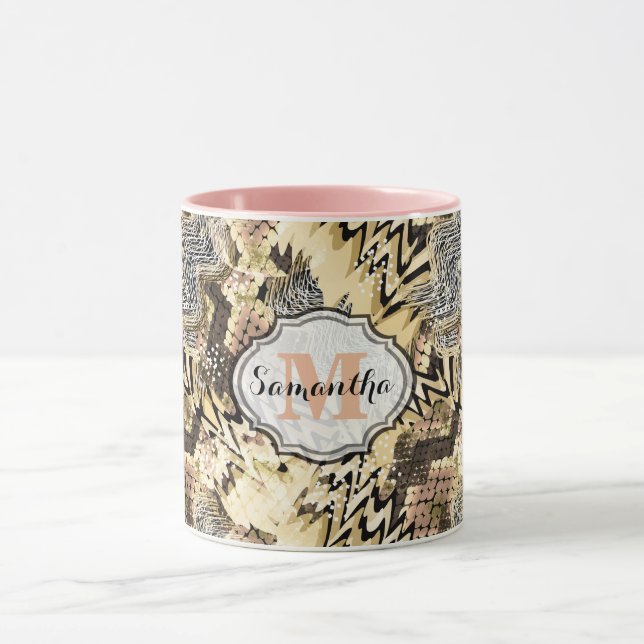 Mug léopard de peau, serpent (Centre)