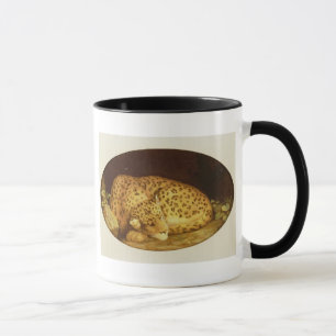 Mug Léopard de sommeil de George Stubbs  , 1777 (émail
