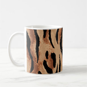 Mug Léopard de tigre : Peau animale sans joint