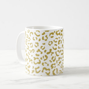 Mug Leopard d'or, Parties scintillant d'or, Empreinte