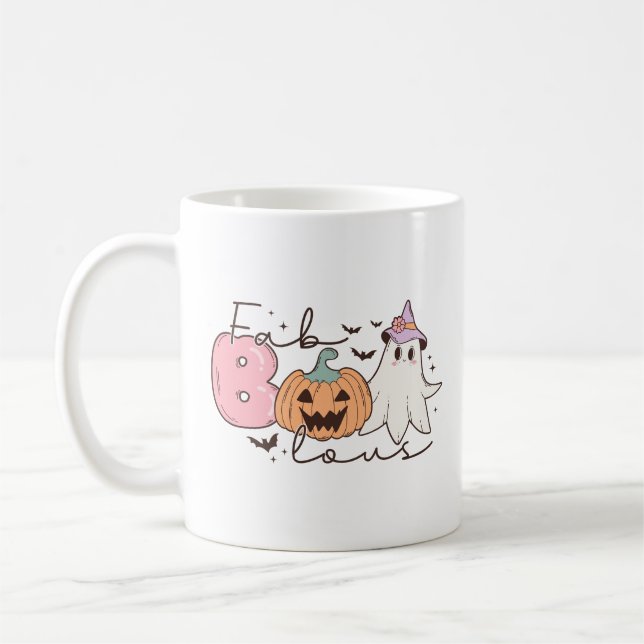 Mug Leopard Fab Boo Lous Halloween (Gauche)