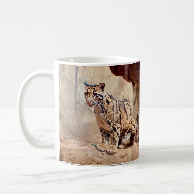 Mug léopard nébuleux image nature (Gauche)