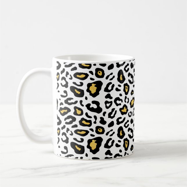 Mug Léopard peau transparente motif (Gauche)
