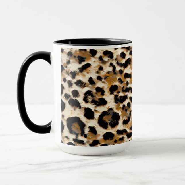 Mug Leopard peint (Gauche)