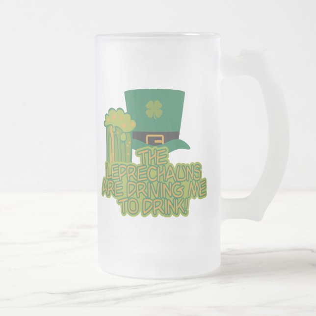 Mug Leprechaun - choisir le style (Droit)