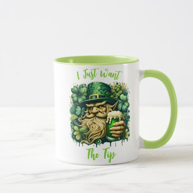 Mug Leprechaun Et Bière (Droite)