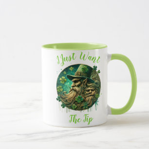 Mug Leprechaun Malicieux Savourer Une pinte