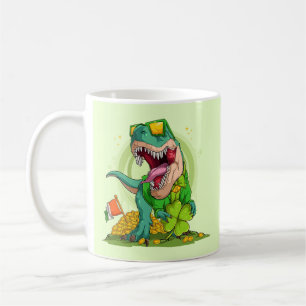 Mug Leprechaun T-Rex St. Patrick's Day