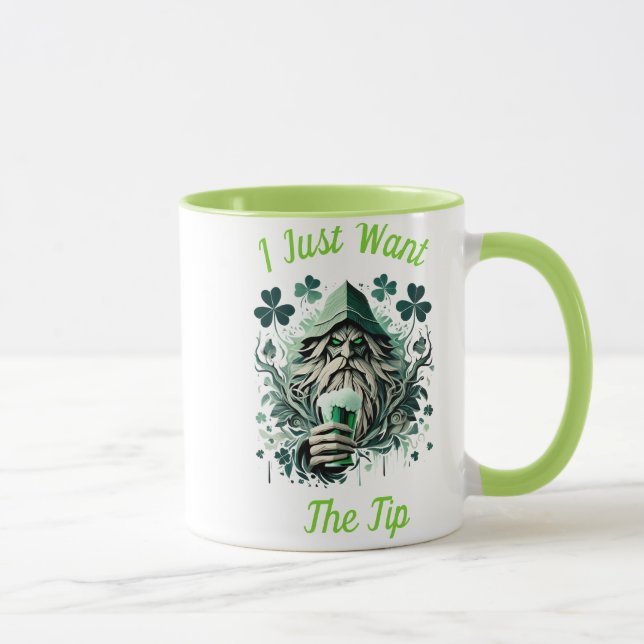 Mug Leprechaun Whimsical Savourer Une Brassée (Droite)
