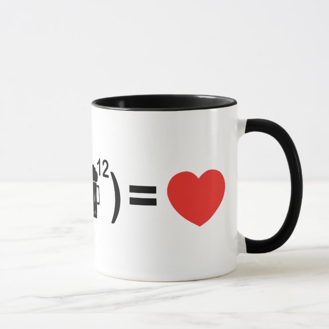 Mug L'équation d'amour pour les hommes (Droite)
