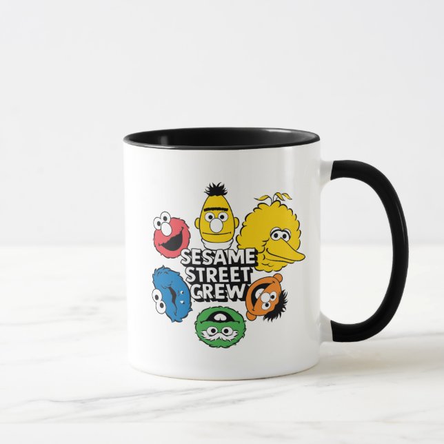 Mug L'équipe de 1, rue Sésame (Droite)