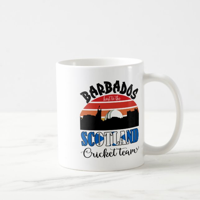 Mug L'équipe de cricket d'Écosse en tournée Rdos de cr (Droite)