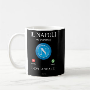Mug L'Équipe De Football Napoli Appelle L'Écran D'Appe