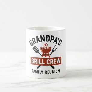 Mug L'équipe de grill de Grand-père Chemise de réuni
