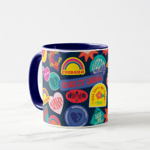 Mug L'équipe du suicide   Harley Quinn Motif d'insigne
