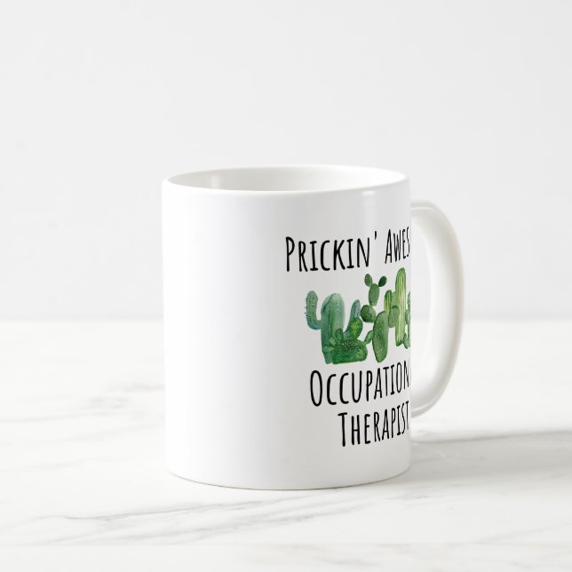 Mug L'ergothérapeute drôle idée cadeau (Devant droit)