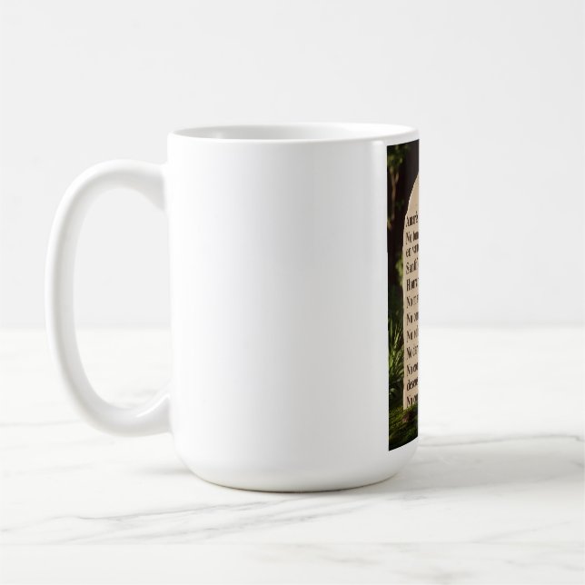 Mug Les 10 commandements (Gauche)