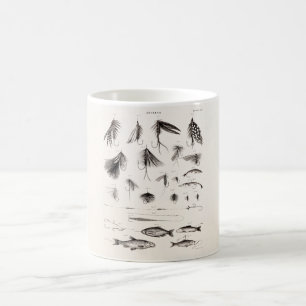Mug Les 1800s vintages pêchant la pêche de mouche