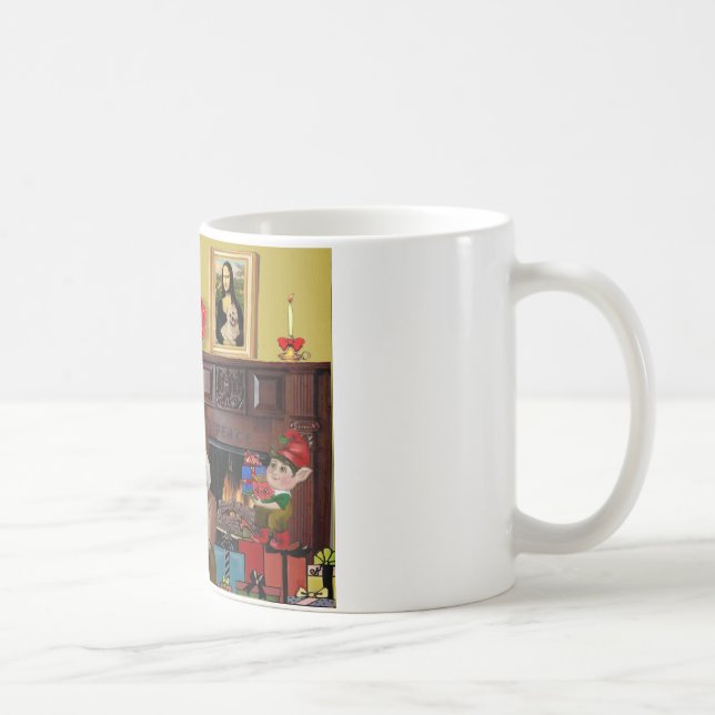 Mug Les 2 Cairn Terriers du Père Noël (Droite)