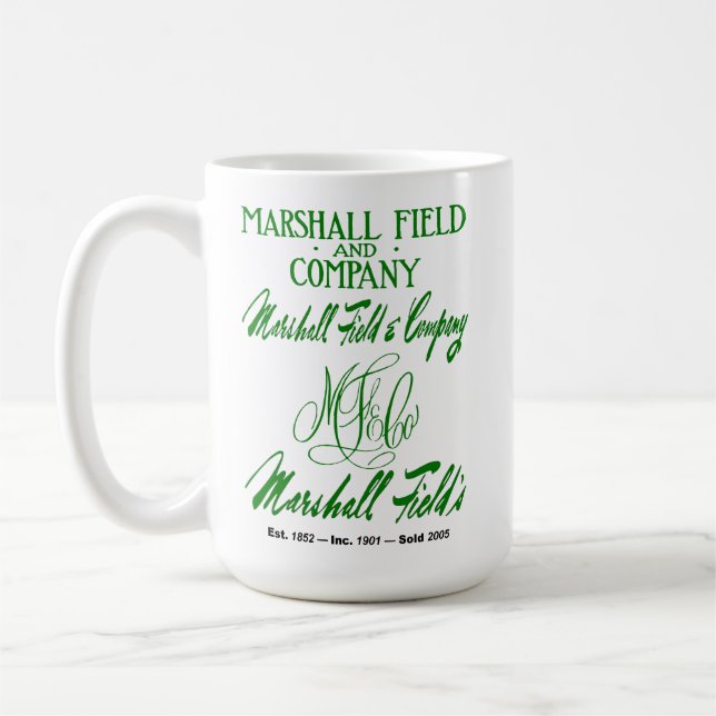 Mug Les 4 logos de Marshall Field (Gauche)