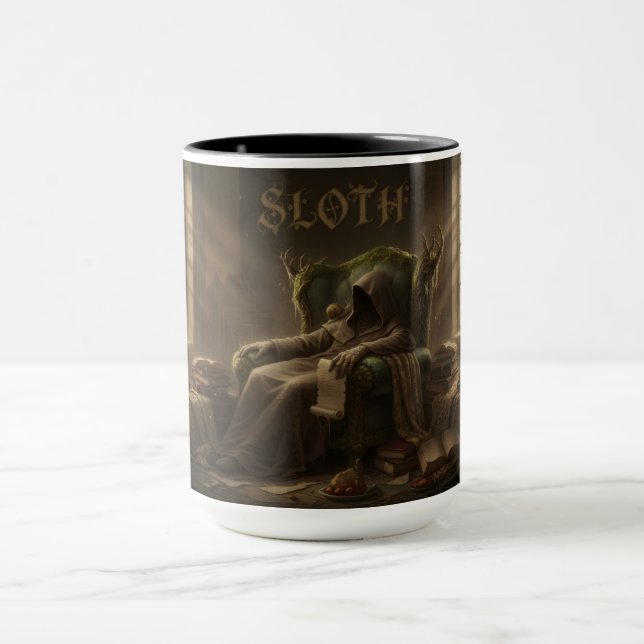 Mug Les 7 Vertus de Satan : Paresse (Centre)