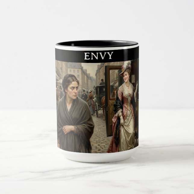Mug Les 7 vertus sataniques : Envie (Centre)