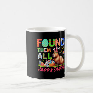 Mug Les a tous trouvés Joyeuses Pâques Lapin Capyra Œu