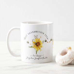 Mug Les Abeilles de tournesol couleur meilleure grand-