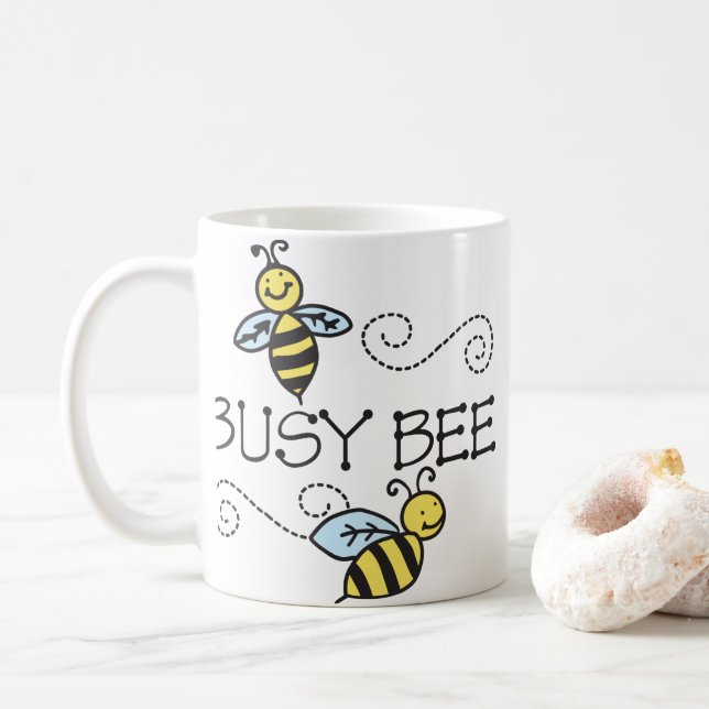 Mug Les Abeilles occupées (Avec donut)