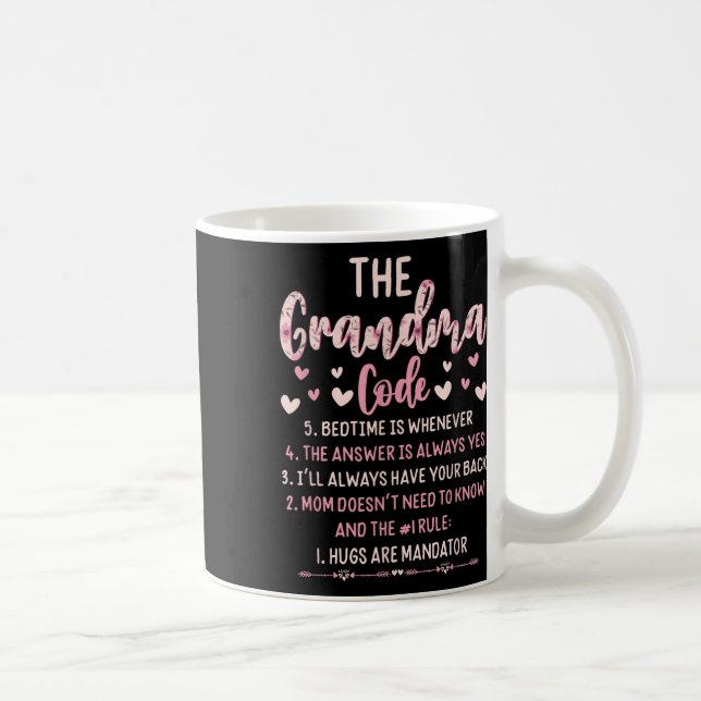 Mug Les Accrocs De Code Grandma Sont Des Citations Obl (Droite)
