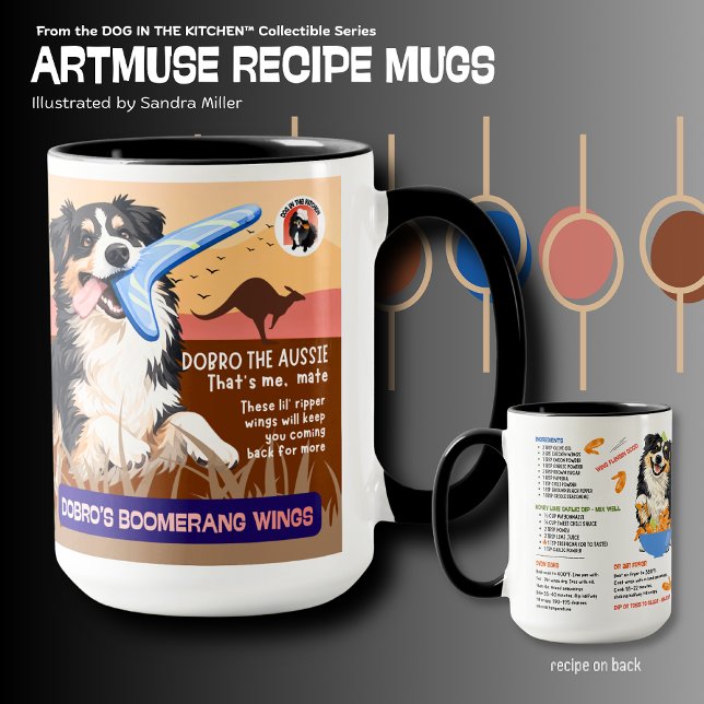 Mug Les ailes de boomerang de DOBRO au musée d'art aus (Créateur téléchargé)