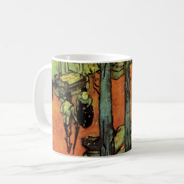 Mug Les Alyscamps, Feuilles d'automne de Vincent van G (Devant gauche)