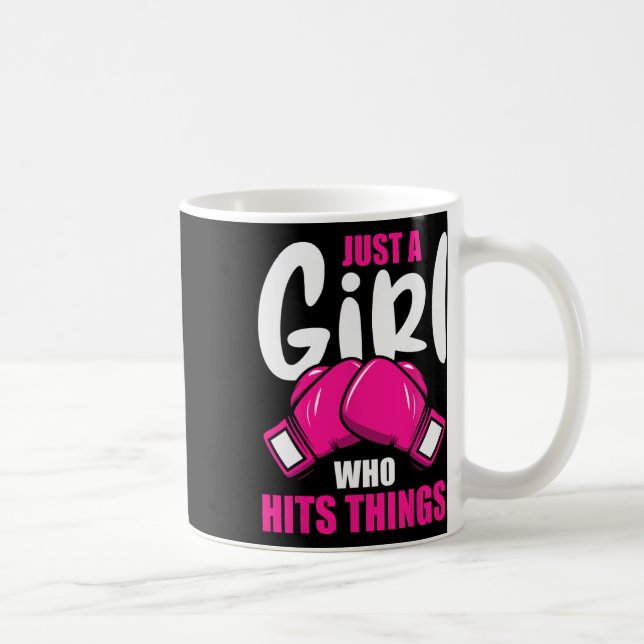 Mug Les Amateurs De Boxe Fille De Boxe Juste Une Fille (Droite)