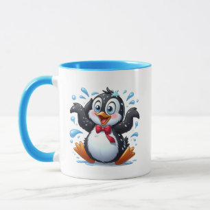 Mug Les amateurs de plage de Pingouin adorent ajouter