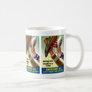 Mug Les Américains tous ~ Luttons pour la victoire