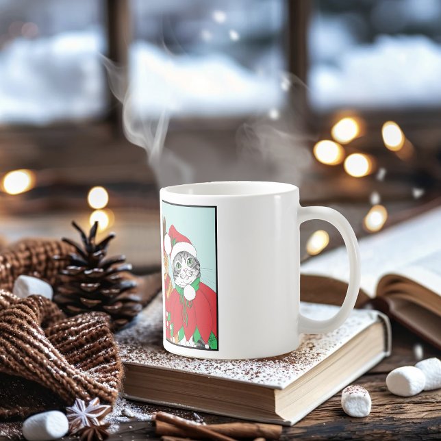Mug Les amis des chats de Noël (Créateur téléchargé)