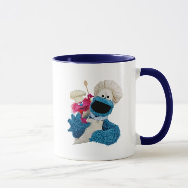 Mug Les amis du camion de cuisine de Cookie Monster (Droite)