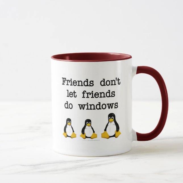 Mug Les amis ne laissent pas des amis font des (Droite)