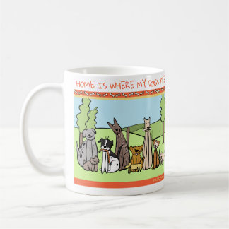 Mug Les amoureux de les chiens attaquent - à la maison