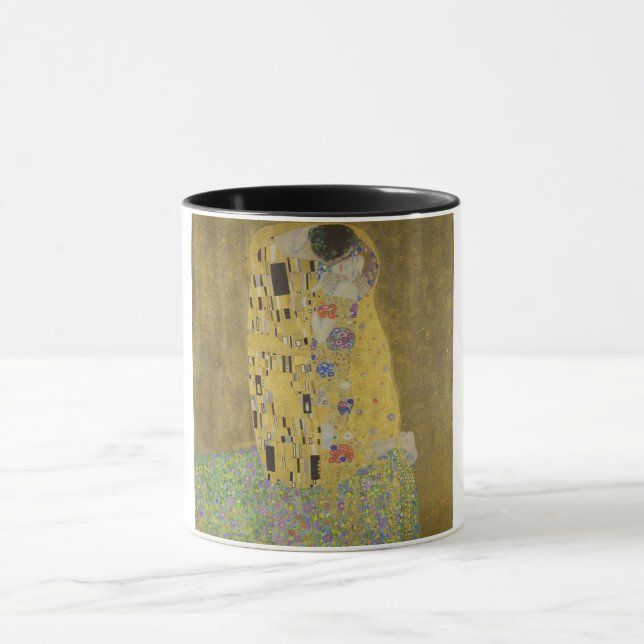 Mug Les amoureux embrasser Embrace par Gustav Klimt (Centre)