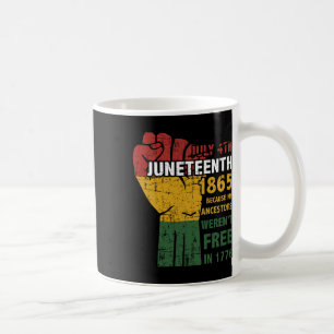 Mug Les ancêtres n'étaient pas libres en 1865 4 juille