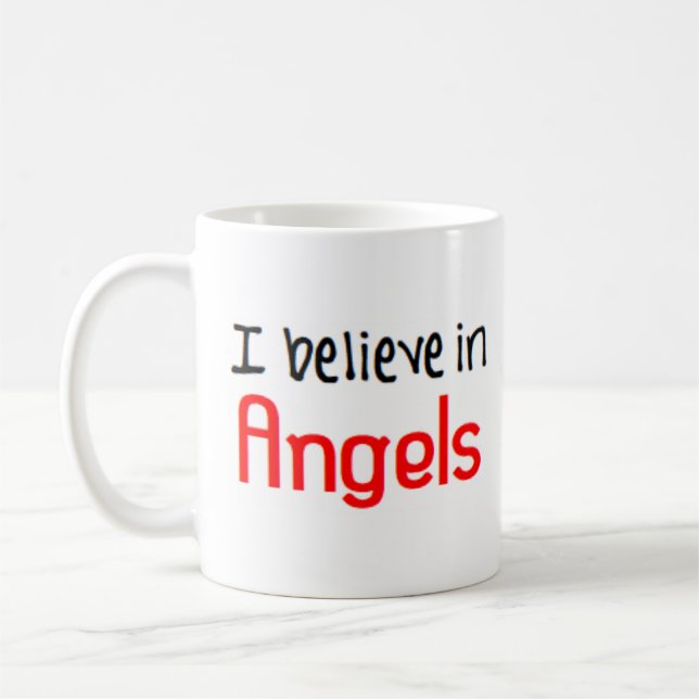 Mug les anges croient en (Gauche)