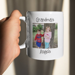 Mug Les anges de grand-mère personnalisés