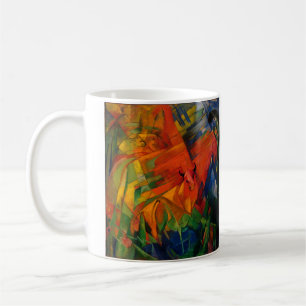 Mug Les animaux dans un paysage par Franz Marc