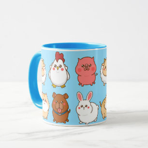 Mug Les animaux de ferme mignons