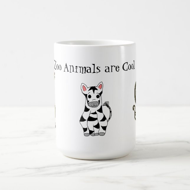 Mug Les Animaux de Zoo sont Cool (Centre)