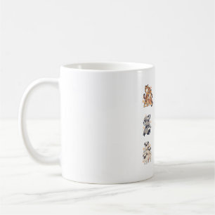 Mug Les animaux empilent le plaisir � l'art animal mig