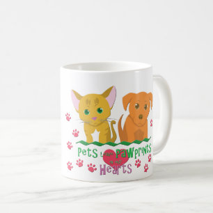 Mug Les animaux laissent des empreintes sur nos coeurs