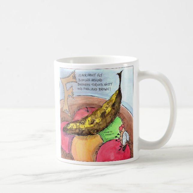 Mug Les animaux m'effrayent (Droite)