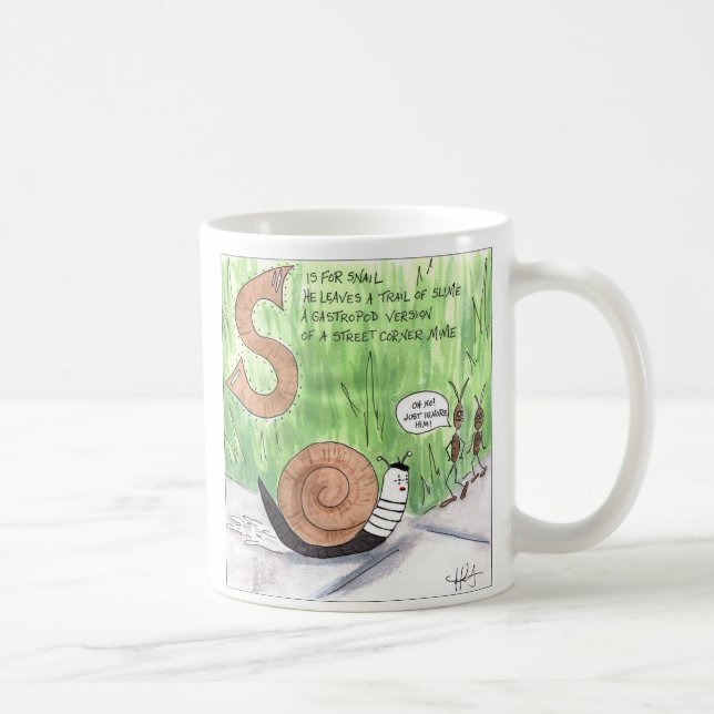 Mug Les animaux m'effrayent (Droite)